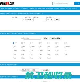 域名批量查询,域名查询工具